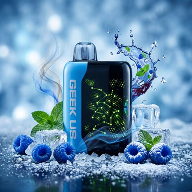 geek usa disposable vape US 40K Dual Mesh Please Choose Colour:Black/Red Flume Pebble Blueberry Mint Menu_E-Juice