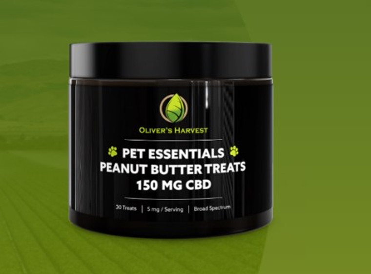 Pet Essentials Broad Spectrum 150mg Peanut Butter CBD Treats 30 treats
