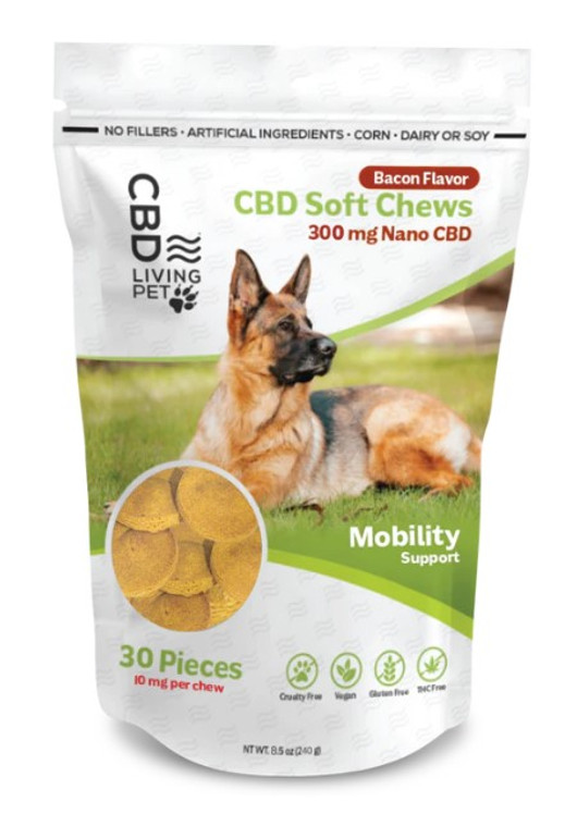 CBD DOG CHEWS-Mobility Bacon Flavor