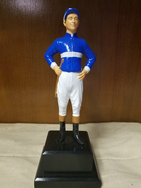 Jockey Statue 9'' Custom Painted