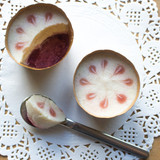 Strawberry and Cream Jelly Cups