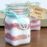 DIY ‘Candy Cane’ Peppermint Sugar Scrub