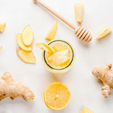 Homemade Ginger and Honey Fizz