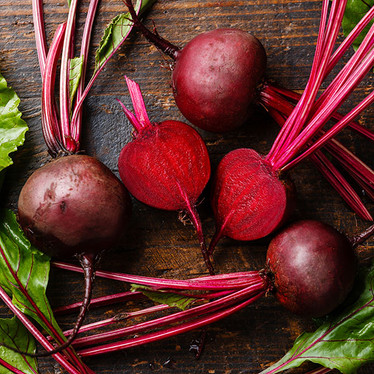 The background on beetroot