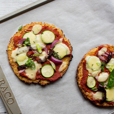 Cauliflower Base Mini Pizzas