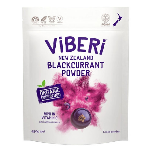 Organic New Zealand Blackcurrant Powder