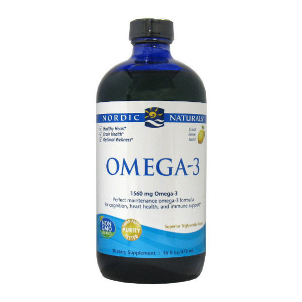 Nordic Naturals Omega-3 Purified Fish Oil - Liquid