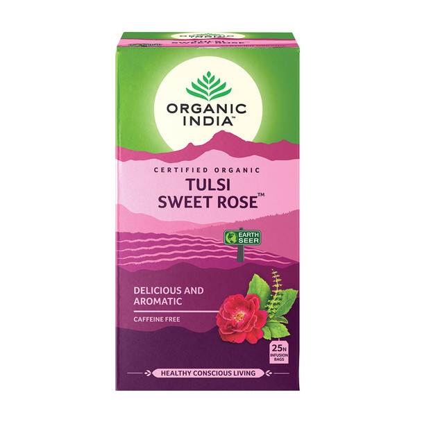 Organic India Tulsi Sweet Rose Tea