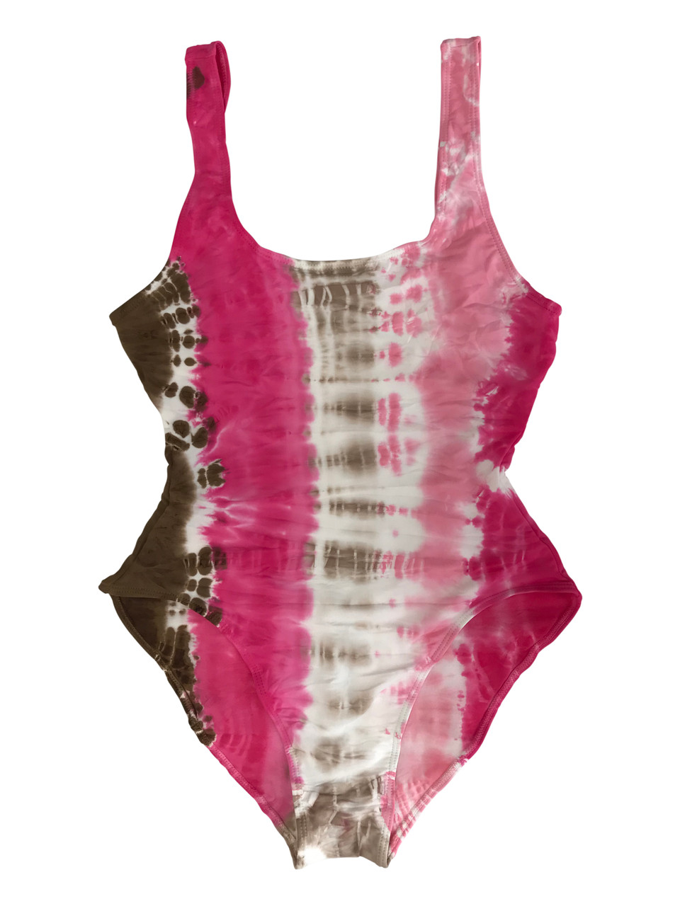 women's tie dye one piece swimsuit