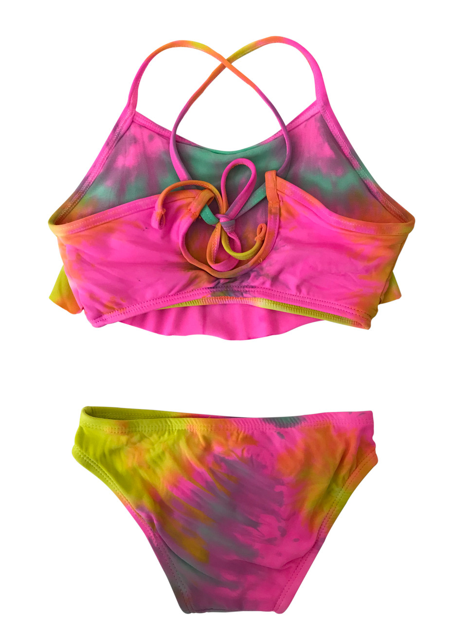 neon swimsuit two piece