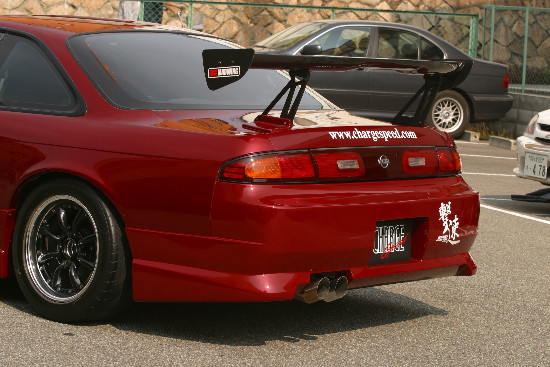 CS7074FK2 - Charge Speed 1995-1998 Nissan 240SX S-14 Conversion to S-15 Wide Body Complete Kit With Vented FRP Hood