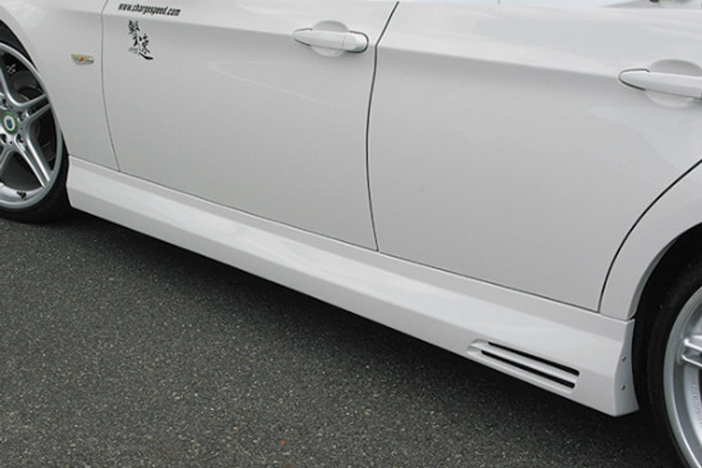 CS2100SS - CHARGE SPEED 2005-2008 BMW E90 & E91 3-SERIES SEDAN/ WAGON FRP SIDE SKIRTS