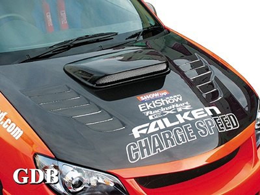 CS975HFV - Charge Speed 2006-2007 Subaru Impreza WRX GD-F HawkEye Vented FRP Hood