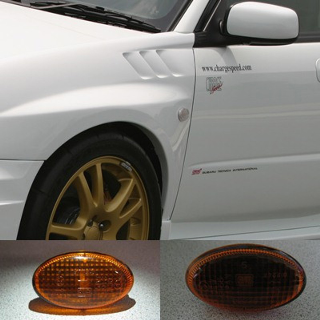 CS978SLA - Charge Speed 2002-2007 Subaru WRX JDM Amber Side Markers Lights