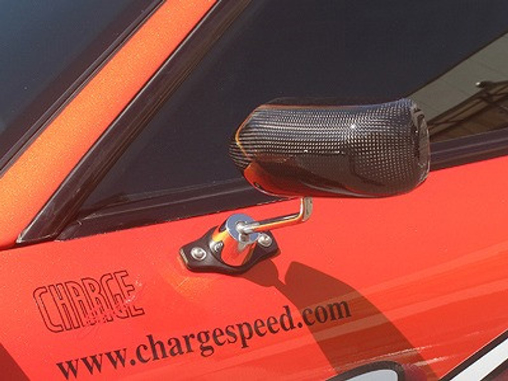 CS330AMC - Charge Speed 2000-2009 Honda S2000 AP-1/2 Carbon Aero Mirror in Twill Weave