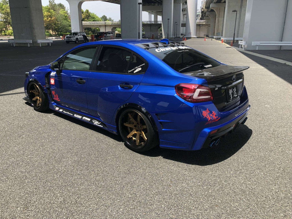CS9735OFFW - Charge Speed 2015-2021 Subaru WRX/ STi VA S4 FRP Complete Bubble Over Front & Rear Fenders Set for Charge Speed "Wide Body"