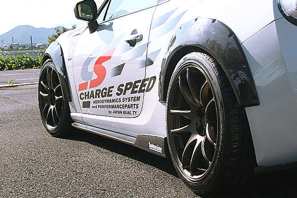 CS990FLK2CW - Charge Speed 2013-2016 Subaru BR-Z ZC-6 Model Bottom Lines Type 2 Carbon Complete Kit With Over Fenders Kit