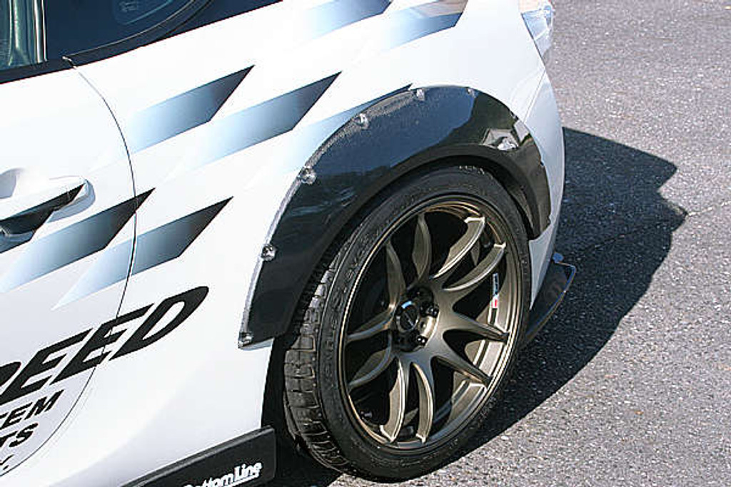 CS990FLK2CW - Charge Speed 2013-2016 Subaru BR-Z ZC-6 Model Bottom Lines Type 2 Carbon Complete Kit With Over Fenders Kit