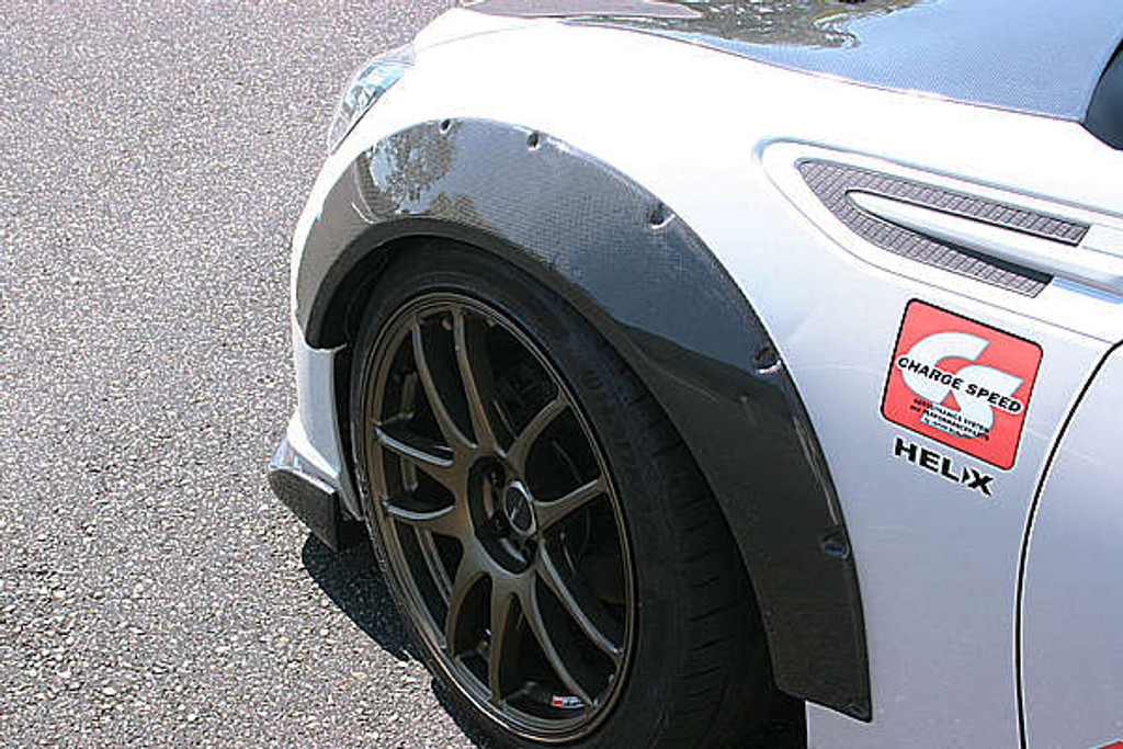 CS990FLK2CW - Charge Speed 2013-2016 Subaru BR-Z ZC-6 Model Bottom Lines Type 2 Carbon Complete Kit With Over Fenders Kit