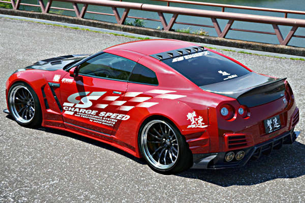 CS831FKWC - Charge Speed 2012-2016 Nissan GTR R35 Chuki Wide Body Complete Kit with Carbon Front & Rear Under Diffuser