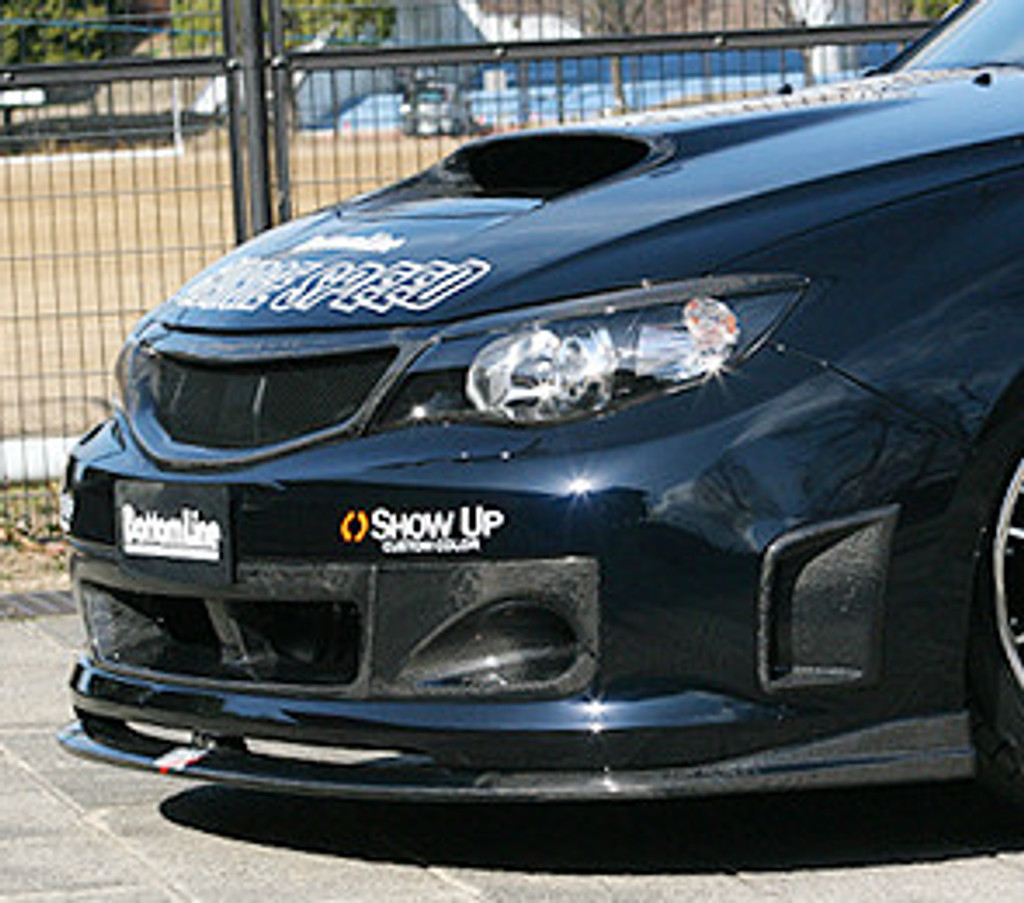 CS979FL1C - Charge Speed 2008-2010 Subaru WRX STi GR-B Hatchback BottomLine Type 1 Front Lip Carbon