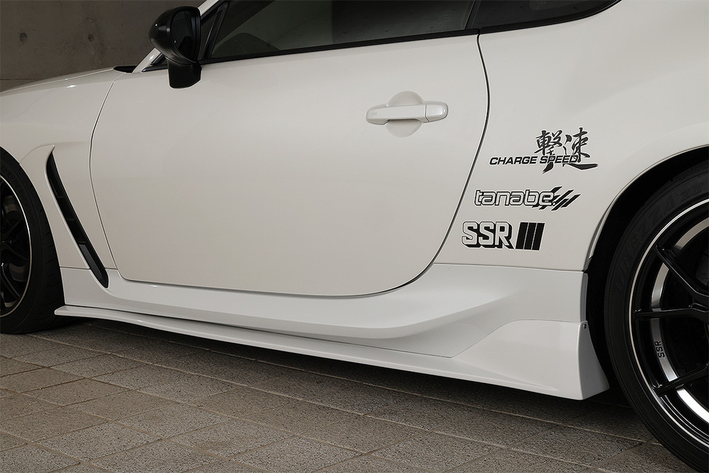 CS992SS1C - Charge Speed 2022-2026 Subaru BR-Z ZD8 & Toyota GR86 All Models Bottom Line Type 1 Carbon Side Skirts (Pair)