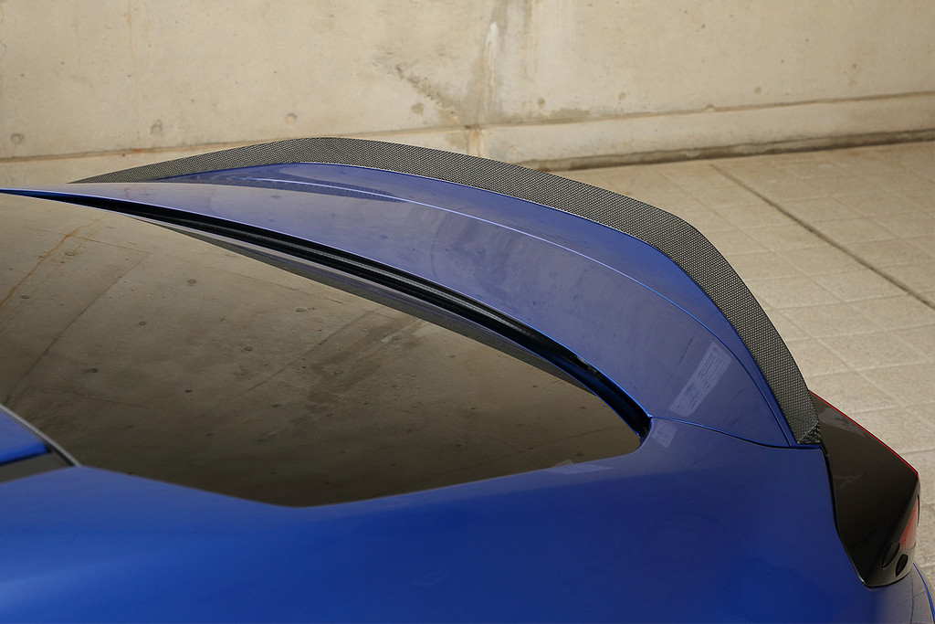 CS992RWC - Charge Speed 2022-2026 Subaru BR-Z ZD8 & Toyota GR86 All Models JDM WEAVE Carbon Rear Lip Spoiler