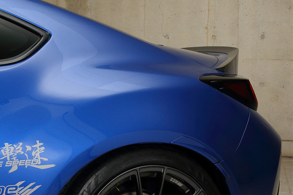 CS992RWC - Charge Speed 2022-2026 Subaru BR-Z ZD8 & Toyota GR86 All Models JDM WEAVE Carbon Rear Lip Spoiler