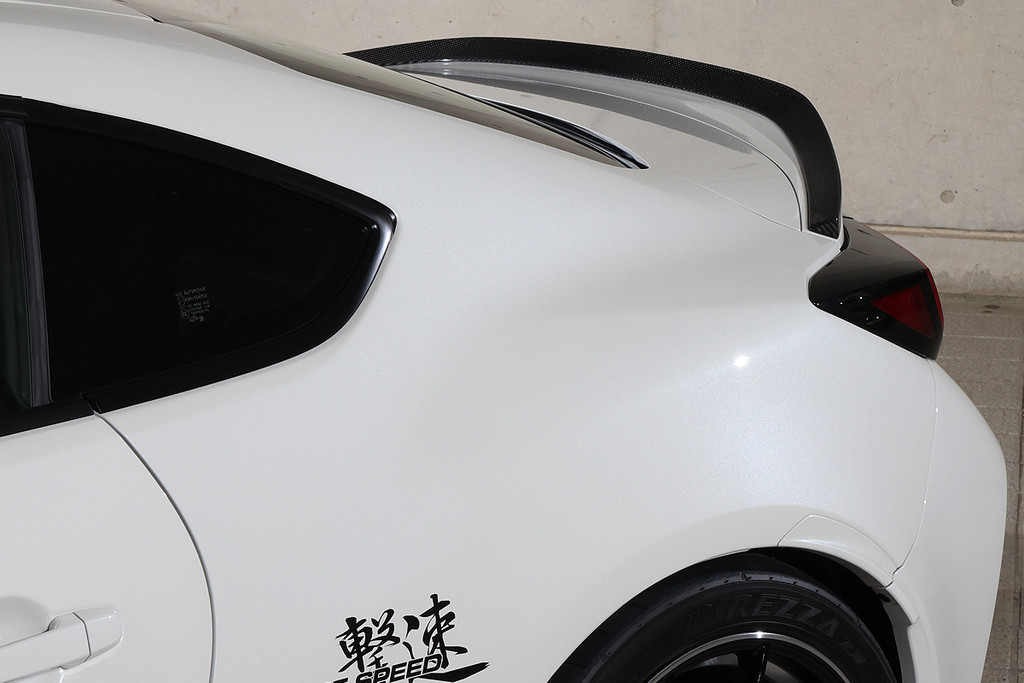 CS992RWC - Charge Speed 2022-2026 Subaru BR-Z ZD8 & Toyota GR86 All Models JDM WEAVE Carbon Rear Lip Spoiler