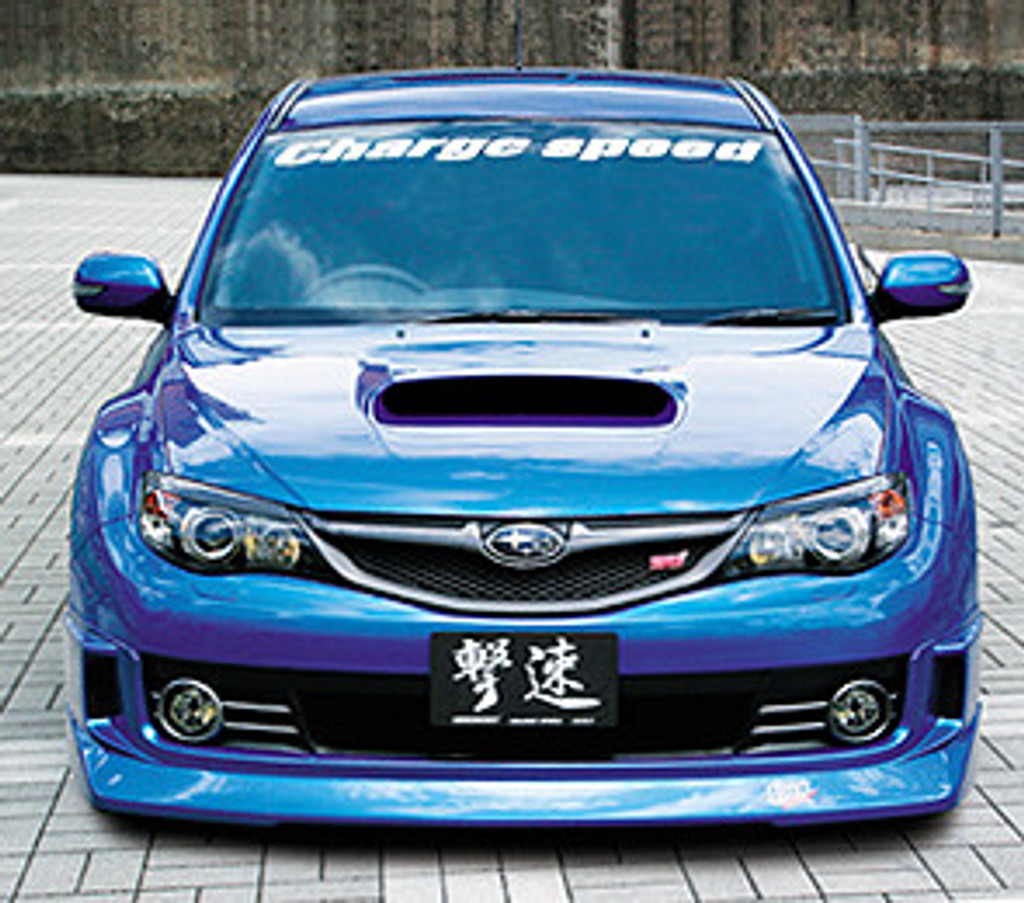 CS979FLK - Charge Speed 2008-2010 Subaru WRX STi GR-B 5-Doors Hatchback Half Type Full Spoiler Kit for STi