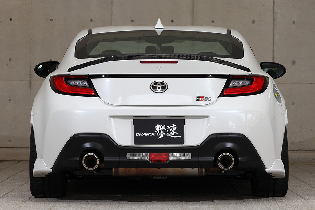 CS992RWCT - Charge Speed 2022-2026 Subaru BR-Z ZD8 & Toyota GR86 All Models TWILL WEAVE Carbon Rear Lip Spoiler