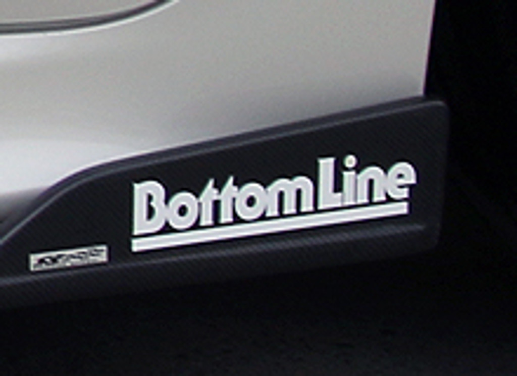 34014B - BottomLine Decal Sticker Black