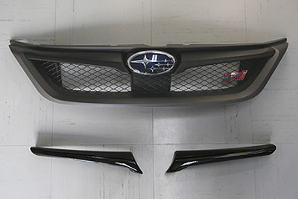 CS973GFC - Charge Speed 2011-2014 Subaru WRX STi & Non-STi GR Hatchback/ GV Sedan Carbon Front Grill Finisher