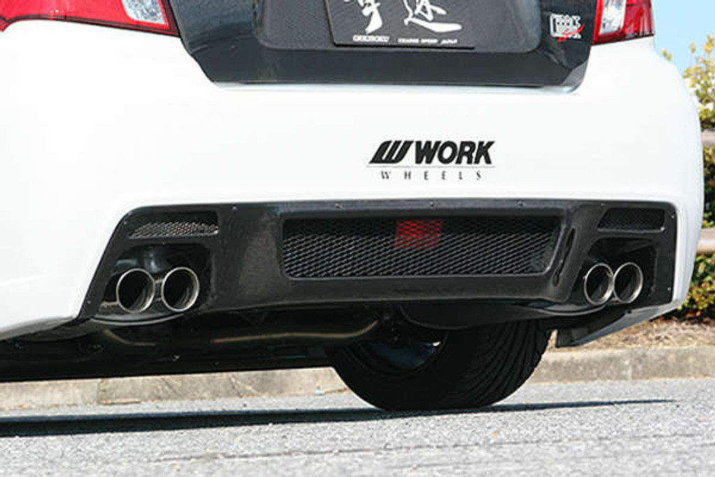 CS973RDC - Charge Speed 2011-2014 Subaru WRX STi & Non-STi GV Carbon Under Diffuser Cowl For Charge Speed Rear Bumper