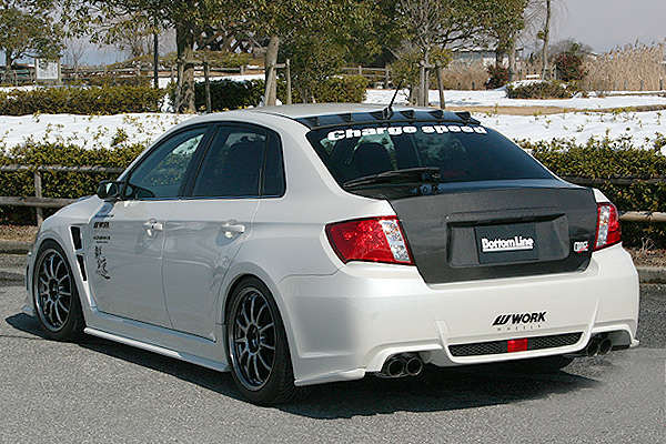 CS973FLK1F - Charge Speed 2011-2014 Subaru WRX STi & Non-STi 4 Doors Sedan GV-B BottomLine Type 1 FRP Full Lip Kit for STi