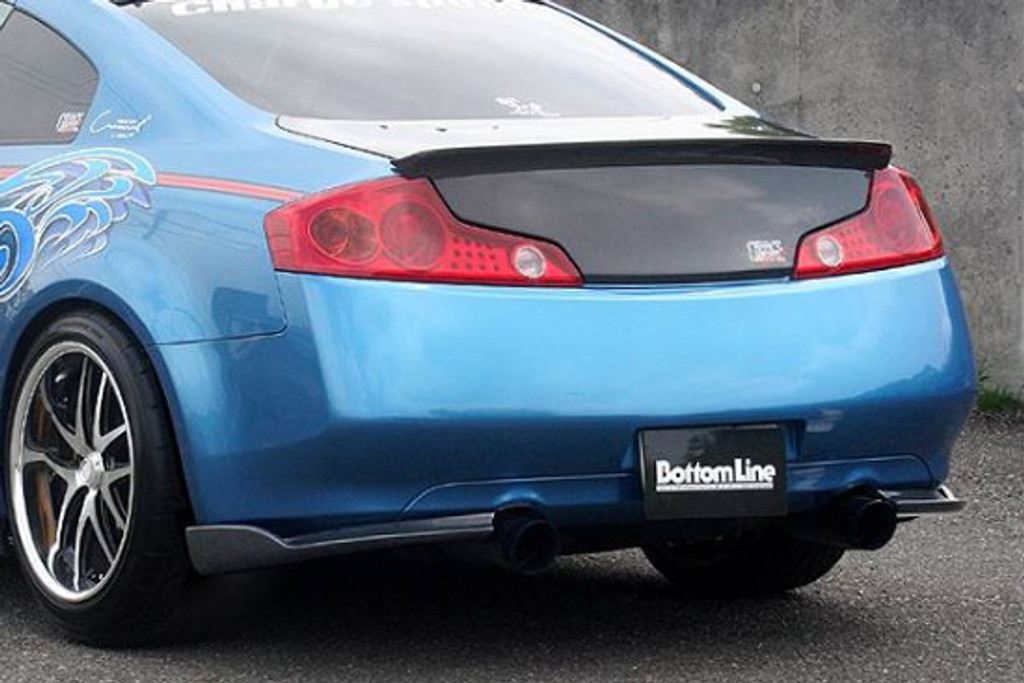 CS695RCC - Charge Speed 2003-2007 Infiniti G-35 Coupe Bottom Line Rear Caps Carbon