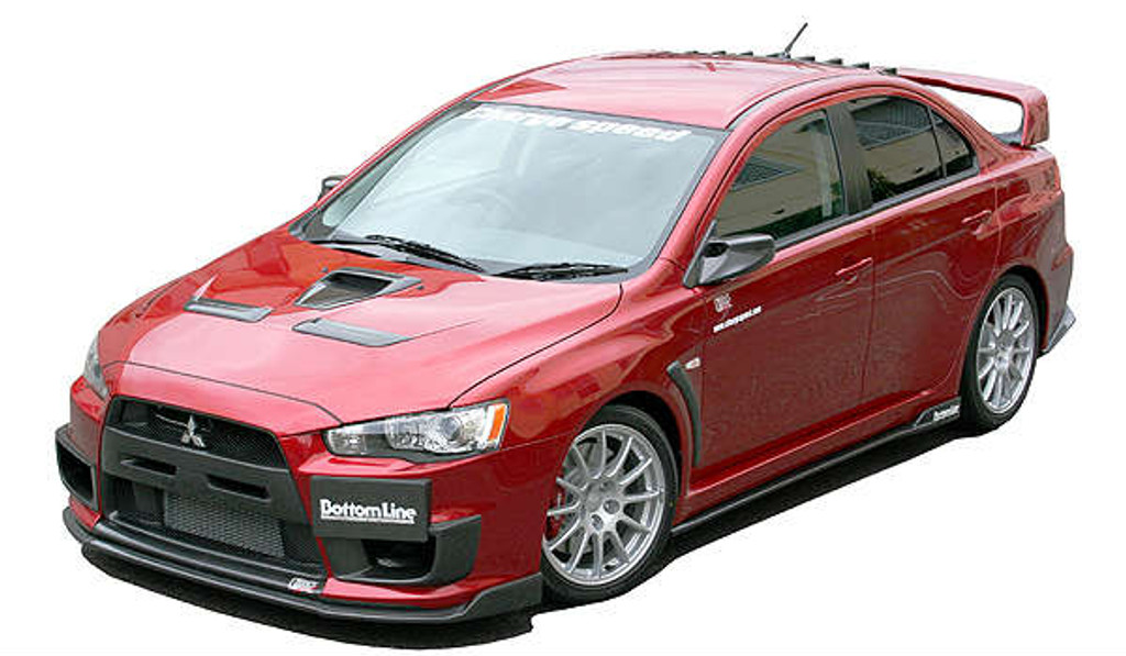 CS428FLK2F - Charge Speed 2011-2017 Mitsubishi Lancer Evo X Bottom Line Type 2 Full Lip Kit