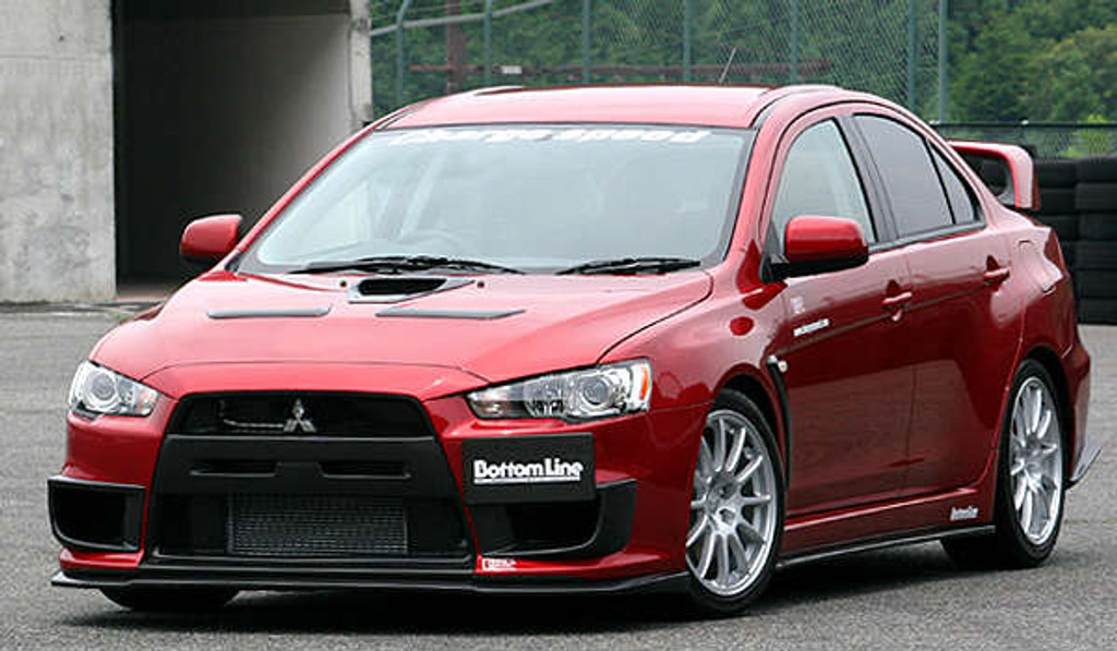 CS428FLK1F - Charge Speed 2011-2017 Mitsubishi Lancer Evo X Bottom Line Type 1 Full Lip Kit