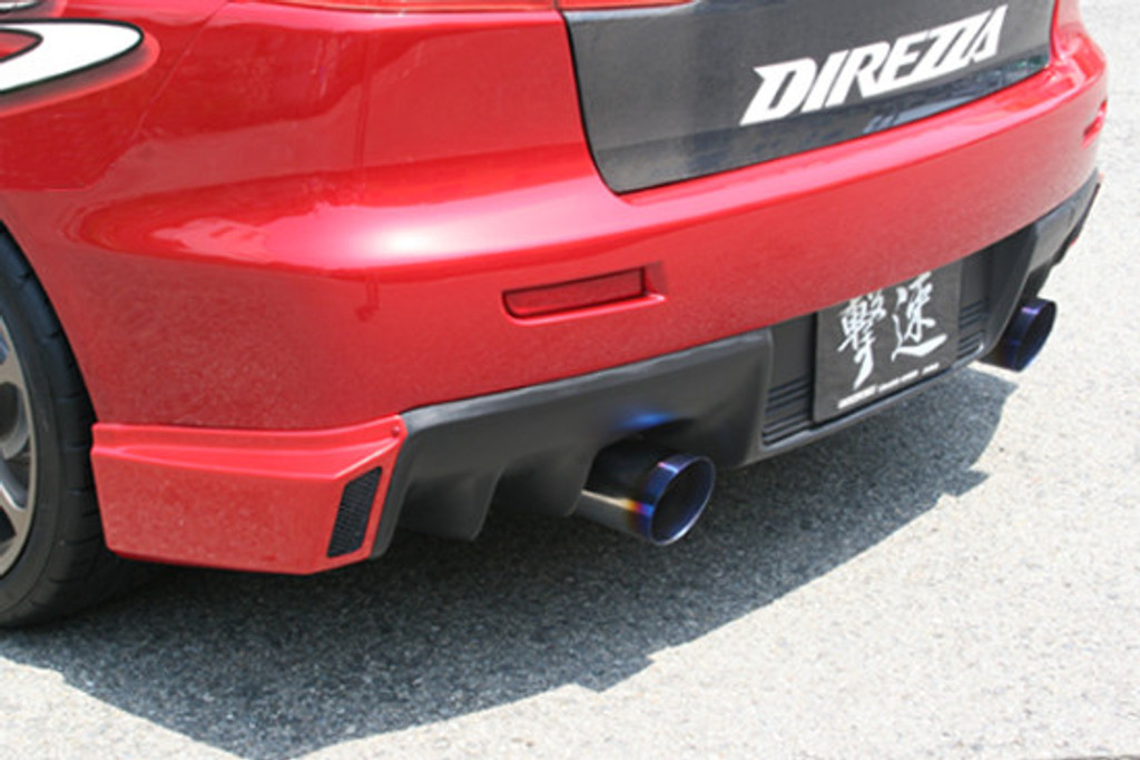 CS427RC1 - Charge Speed 2008-2017 Mitsubishi Lancer Evo X Type-1 Rear Bumper Side Cowls