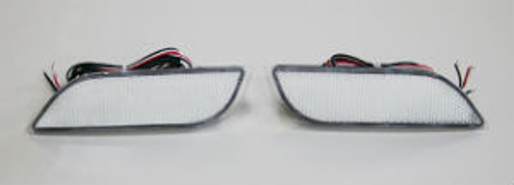 CS9735RS/1C - Charge Speed JDM Spec CLEAR LED Rear Reflector for SUBARU Vehiches (Pair)