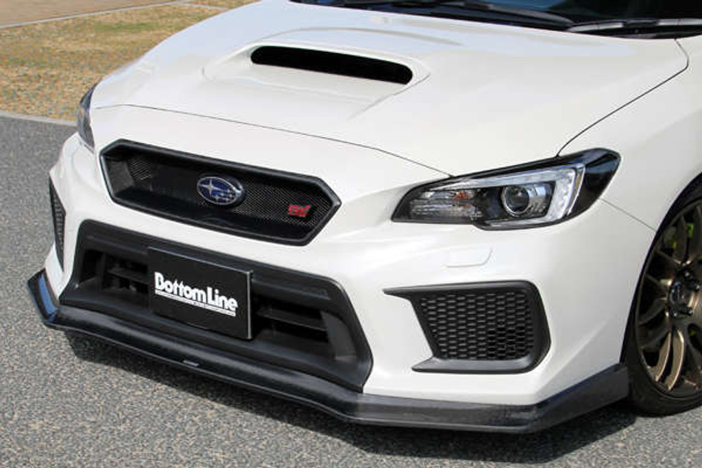 CS9736FL1F - Charge Speed 2018-2021 Subaru WRX STi 4 Doors Sedan VA-D BottomLine Type 1 FRP Front Lip for STi