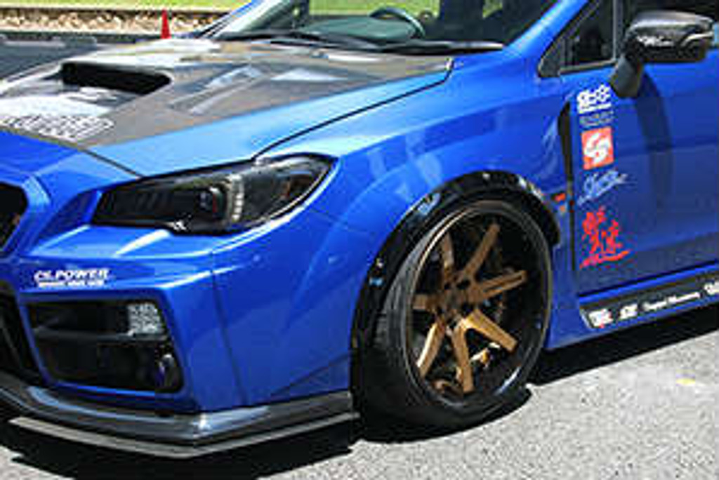 CS9735FK2AFW - Charge Speed 2015-2021 Subaru WRX/ STi Type 2A FRP Wide Body Complete Kit with Type A FRP FRONT LIP & FRP Rear Diffuser