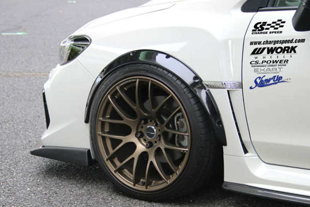 CS9735OFF - Charge Speed 2015-2021 Subaru WRX/ STi VA S4 Sedan "Normal Body" 50mm Each Side FRP Bubble Over Fender Set