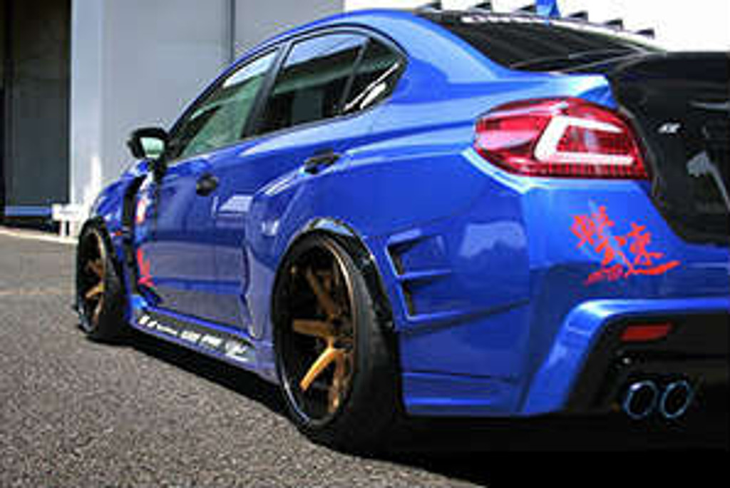 CS9735FK1AFW - Charge Speed 2015-2021 Subaru WRX/ STi Type 1A FRP Wide Body Complete Kit with Type A FRP FRONT LIP