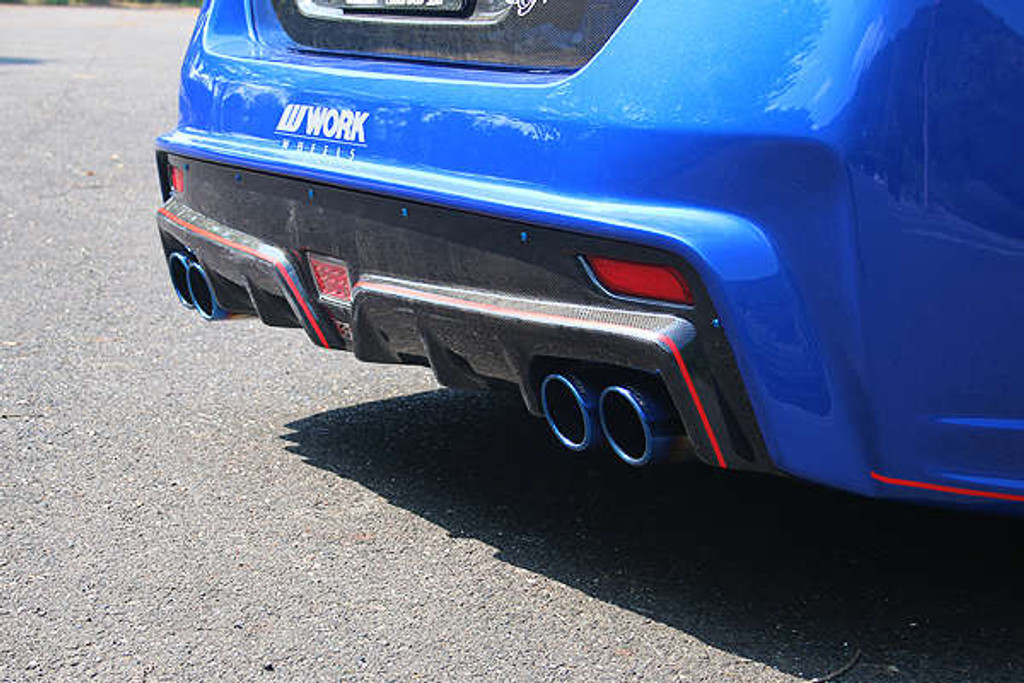 CS9735FK2BCW - Charge Speed 2015-2021 Subaru WRX/ STi Type 2B Wide Body Complete Kit with Type B CARBON FRONT LIP & Carbon Rear Diffuser