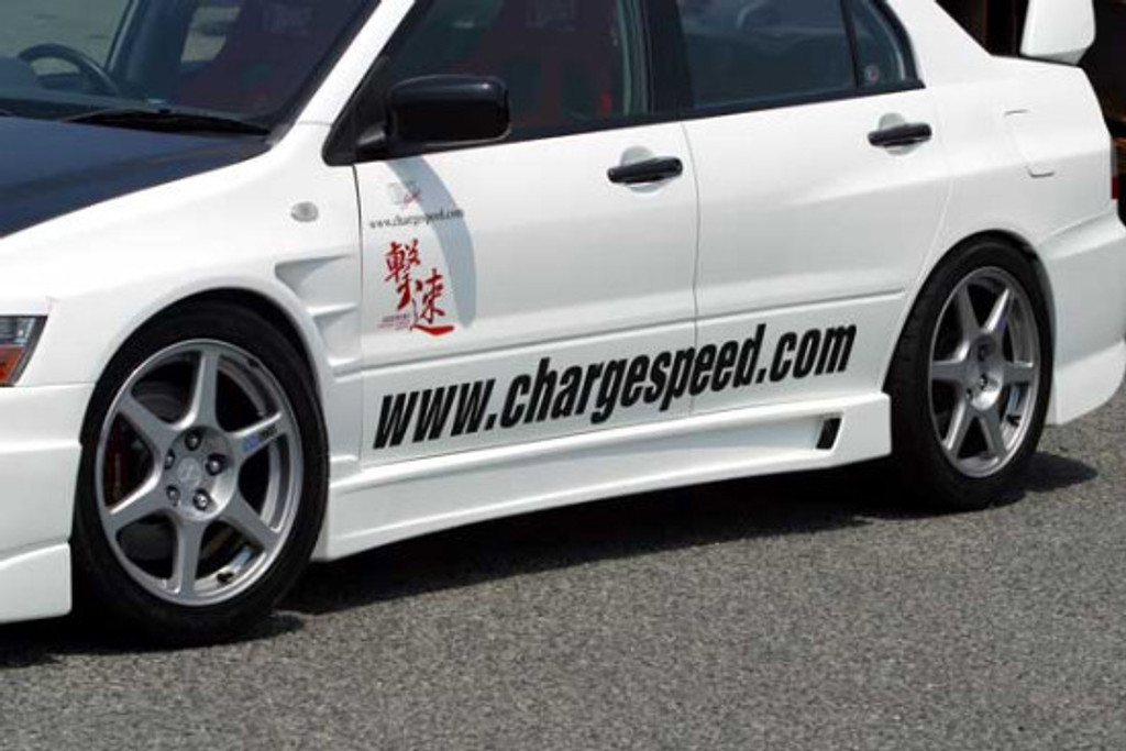 CS424SS - Charge Speed 2002-2007 Mitsubishi Lancer Evo VII, VIII & IX Side Skirts