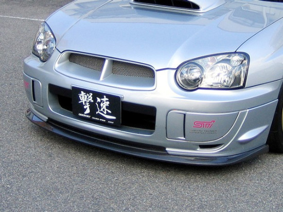 CS977FL1F - Charge Speed 2004-2005 Subaru Impreza GD-B Peanut Eye Latter Model BottomLine Type-1 FRP Front Lip