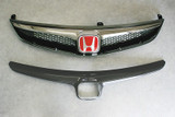 CS3088GRFC - Charge Speed 2006-2010 Honda Civic FD2 Sedan JDM Front End/ 2006-2010 Acura CSX Carbon Front Grill Finisher