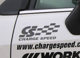 AS34010B - Charge Speed "CS-2 Logo" Decal Sticker Black