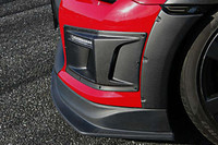 CS830FBDCG - 2007-2011 Nissan GTR Zenki Carbon Front Bumper Duct with LED & Turn Signal